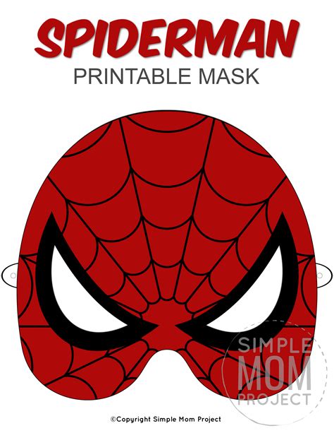 spider-man printable|spider man printable mask.